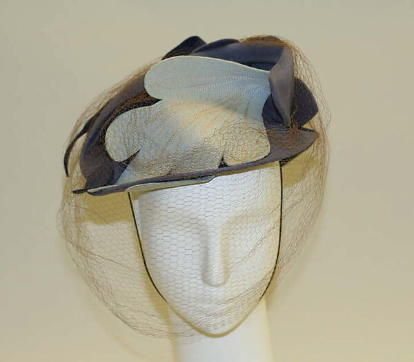 Hat, Bonwit Teller &amp; Co. (American, founded 1907), wool, American 