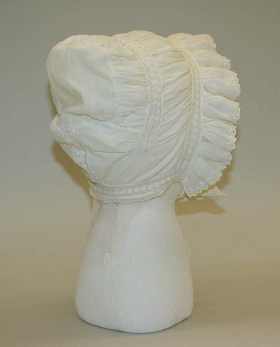 Cap, linen, American