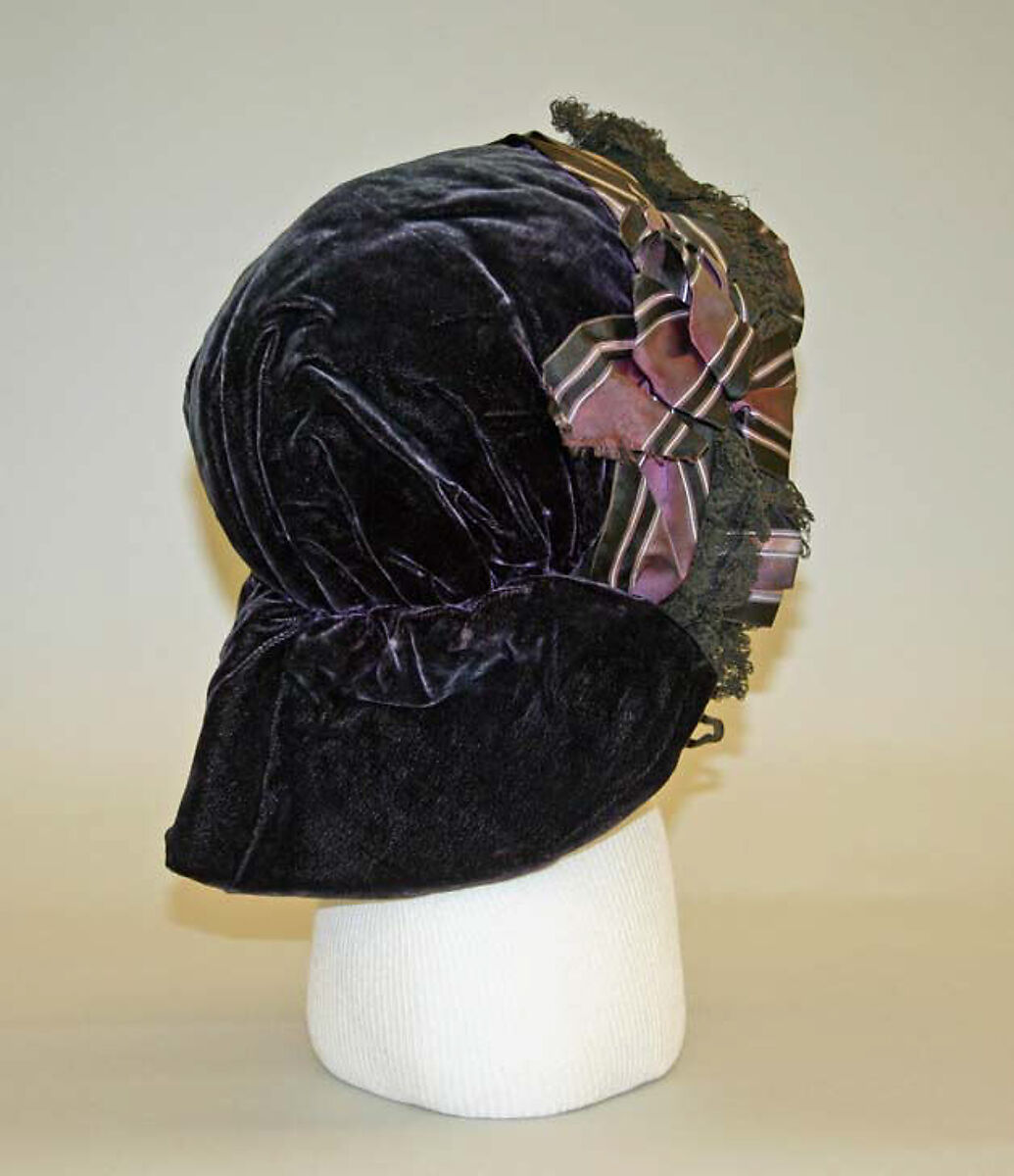 Hood, silk, European