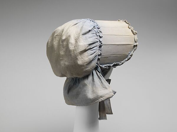 Sunbonnet, cotton, American