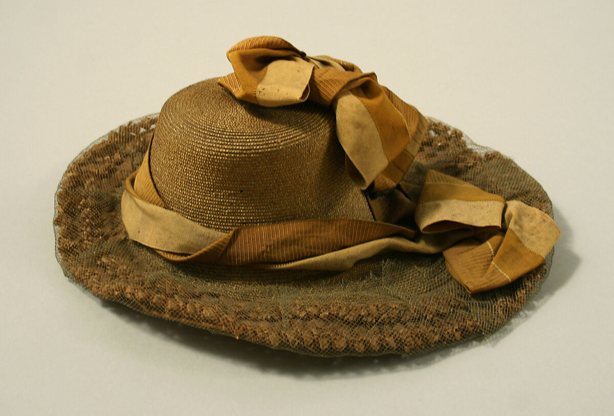 Hat, straw, American