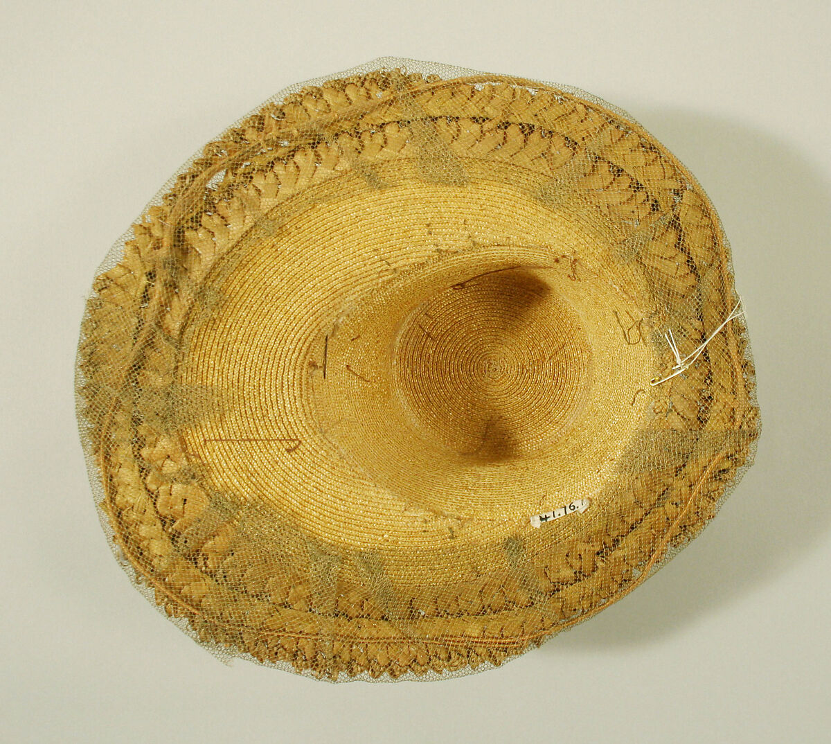 Hat, straw, American