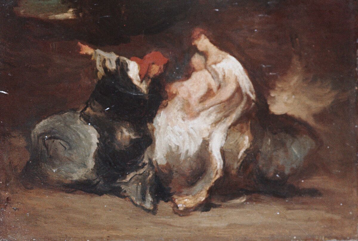 The Fortune Teller, Robert Loftin Newman (1827–1912), Oil on canvas, American 