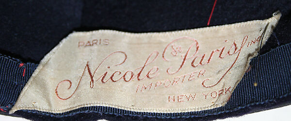 Beret, wool, American or European