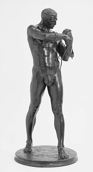 Caestus, Charles Henry Niehaus (American, Cincinnati, Ohio 1855–1935 Grantwood, New Jersey), Bronze, American 