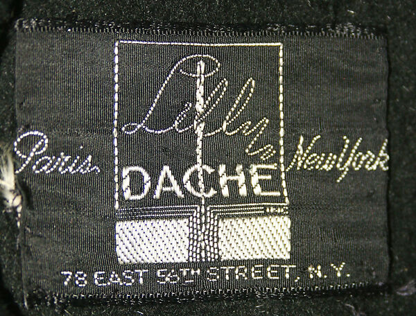 Hat, Lilly Daché (American (born France), Bègles 1898–1989 Louvecienne), wool, American