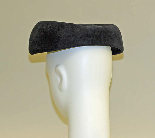 Hat, Hattie Carnegie, Inc. (American, 1918–1965), wool, American