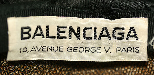 Hat, House of Balenciaga (French, founded 1937), silk, French