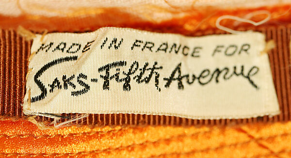 Hat, Jean Barthet (French, 1930–2000), silk, French