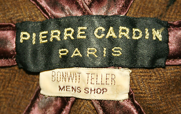 Cap, Pierre Cardin (French (born Italy), San Biagio di Callalta 1922–2020 Neuilly), wool, French