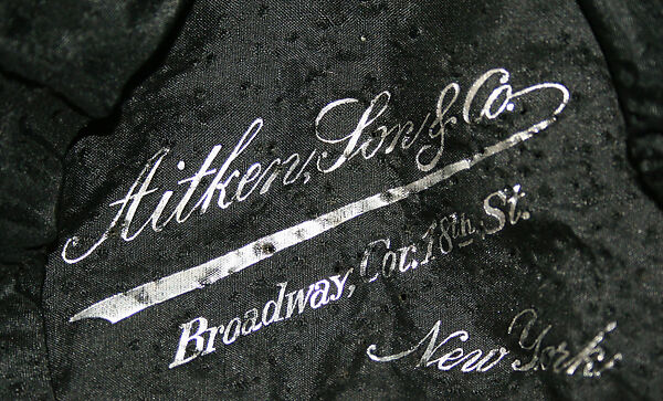 Bonnet, straw, feathers, American