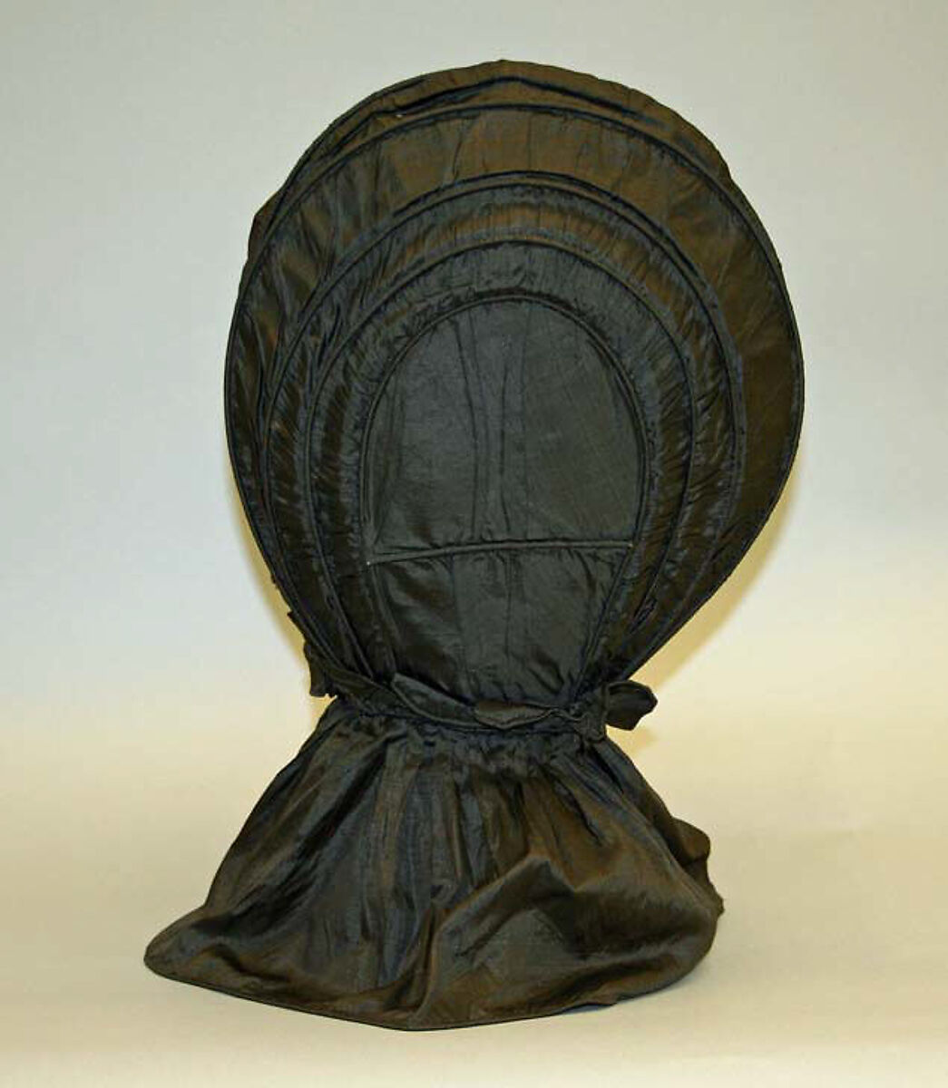 Calash, silk, American or European