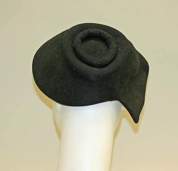 Hat, Sally Victor (American, 1905–1977), fur, American