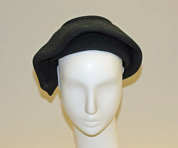 Hat, Sally Victor (American, 1905–1977), fur, American 