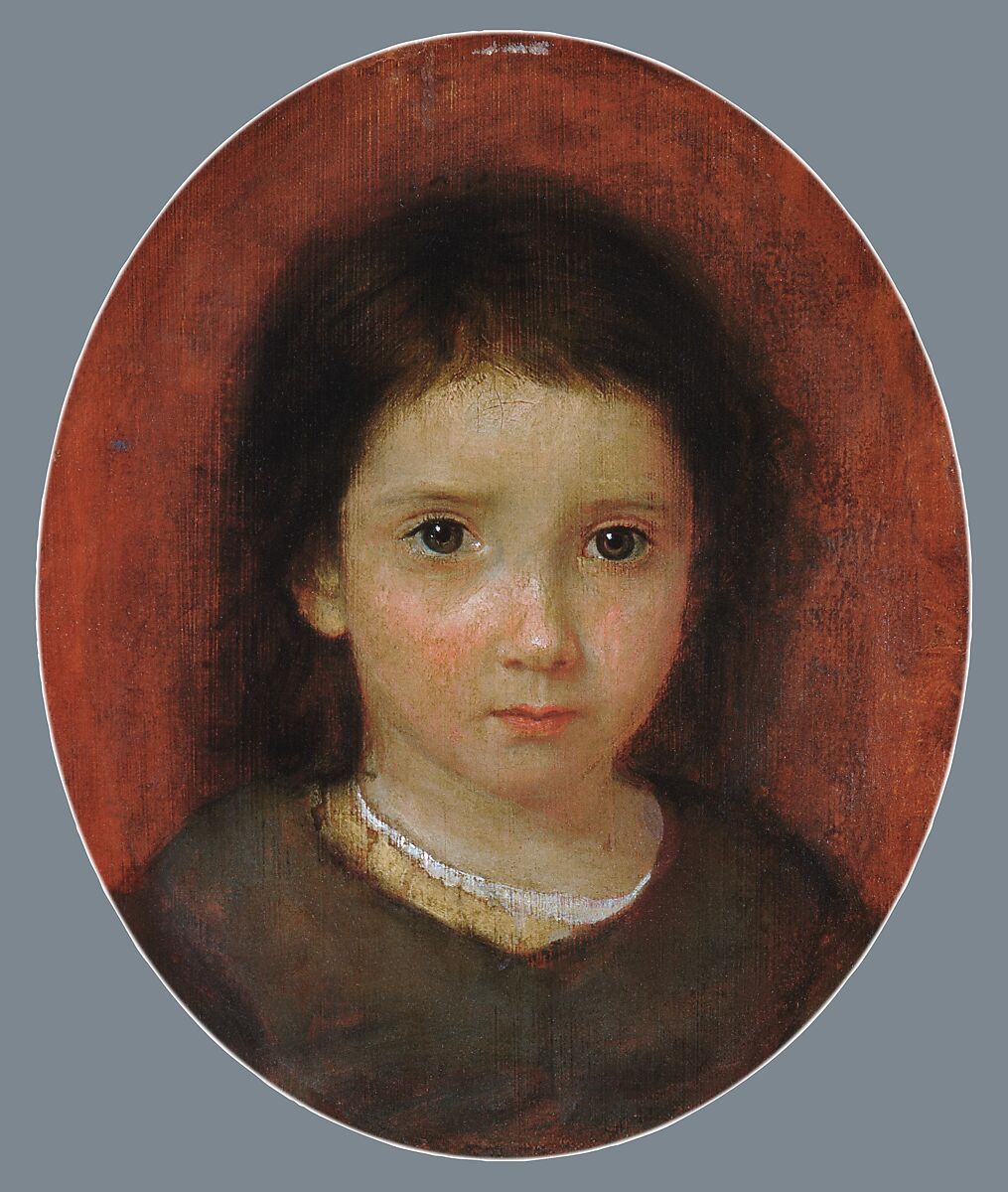 Daughter of William Page (Possibly Anne Page), William Page (American, Albany, New York 1811–1885 Staten Island, New York), Oil on canvas, American 