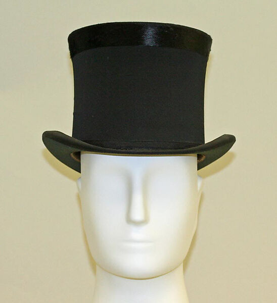 Top hat, silk, American 