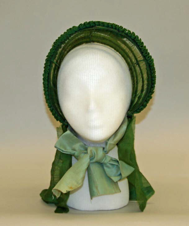 Bonnet, wool, American