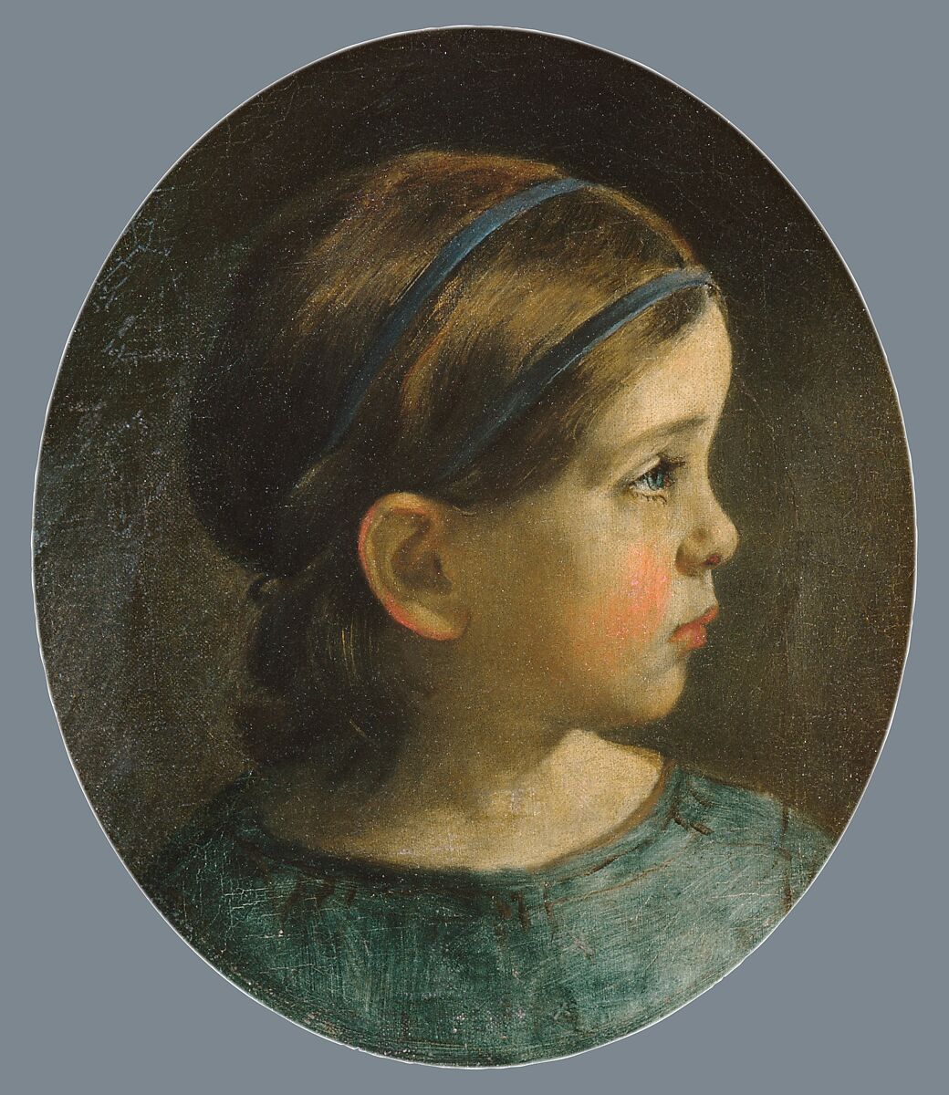 Daughter of William Page (Probably Mary Page), William Page (American, Albany, New York 1811–1885 Staten Island, New York), Oil on canvas, American 