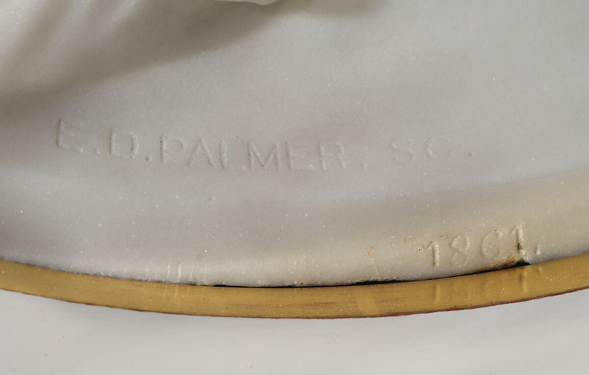 Sappho, Erastus Dow Palmer (American, Pompey, New York 1817–1904 Albany, New York), Marble, American