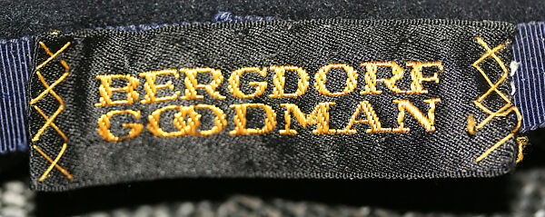 Hat, Bergdorf Goodman (American, founded 1899), wool, American