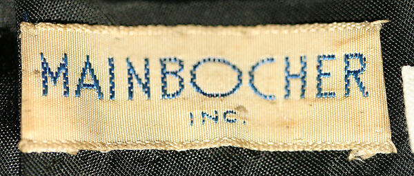 Hat, Mainbocher (French and American, founded 1930), wool, silk, American