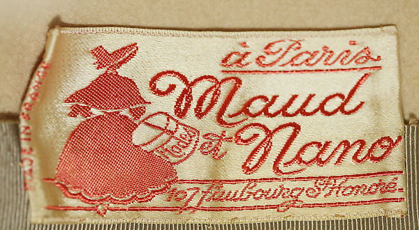 Cloche, wool, silk, French