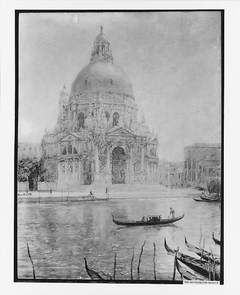 The Salute at Noon (Santa Maria Della Salute), Walter Launt Palmer (American, Albany, New York 1854–1932 Albany, New York), Watercolor on paper, American