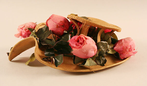 Hat, Suzanne et Roger (American, 1943–1944), straw, French