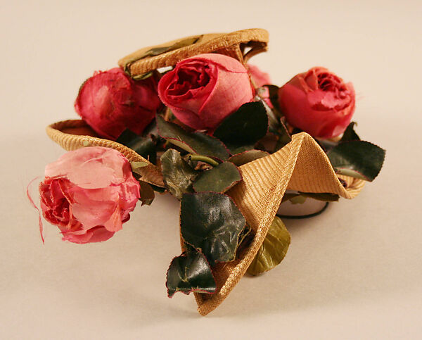 Hat, Suzanne et Roger (American, 1943–1944), straw, French