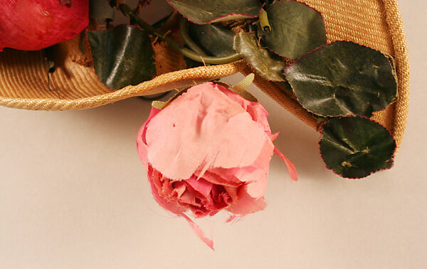 Hat, Suzanne et Roger (American, 1943–1944), straw, French