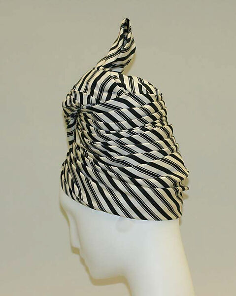 Turban, Emme, Inc., silk, American