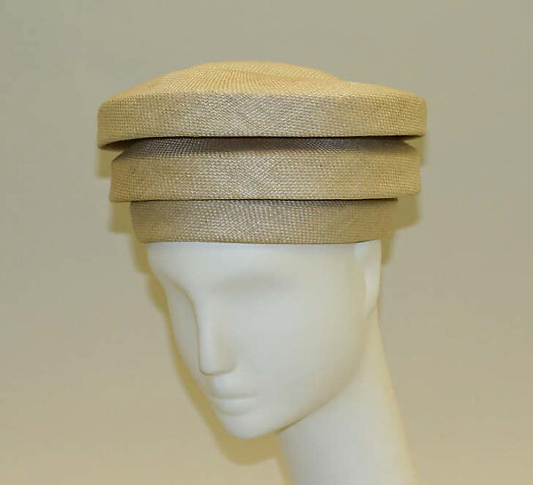 Hat, Sally Victor (American, 1905–1977), straw, American 