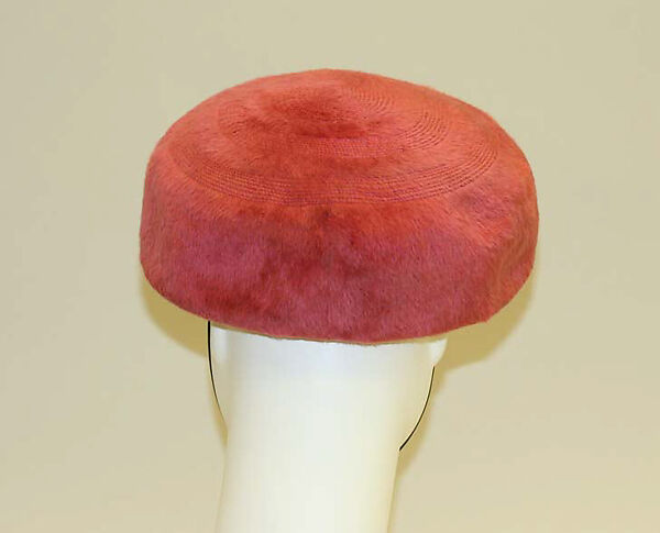 Hat, Bonwit Teller &amp; Co. (American, founded 1907), wool, American