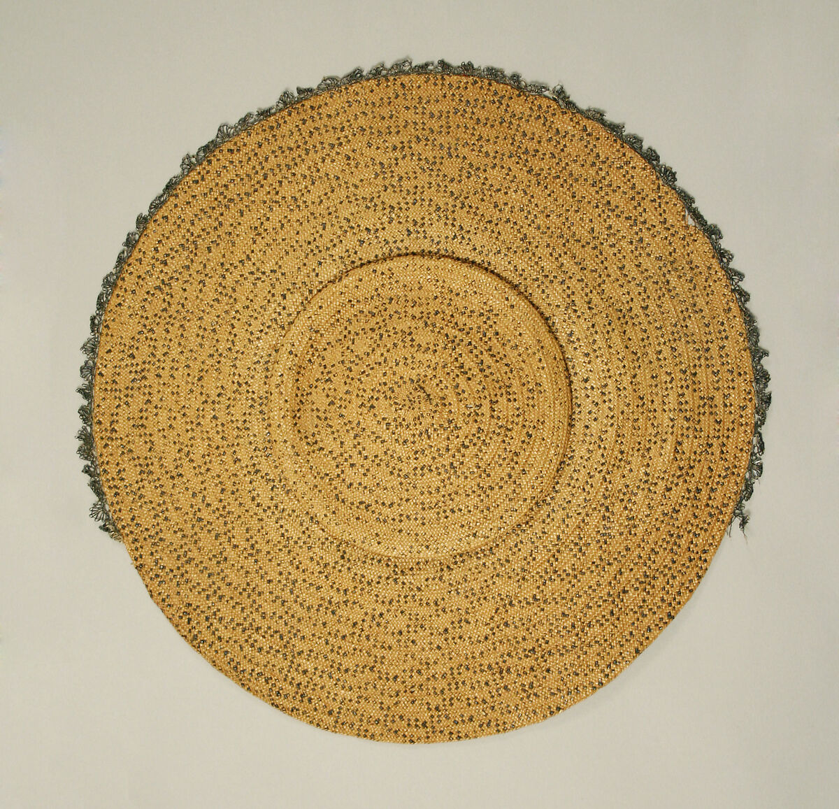 Bergère hat, straw, British