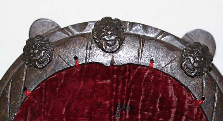 Purse, silk, iron, probably German