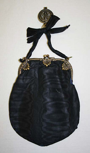 Purse, silk, American or European 