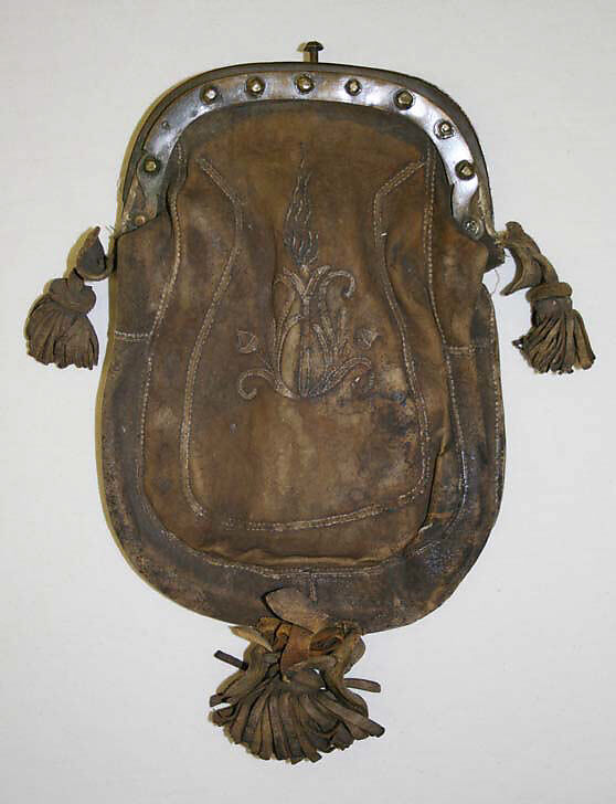 Purse, leather, European 