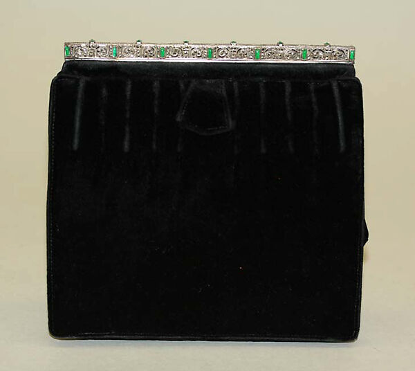 Evening clutch, Jay-Thorpe, Inc., cotton, metal, French