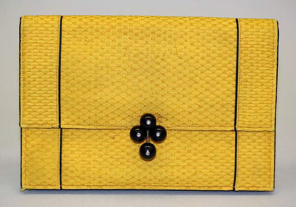 Purse, Cartier (French, founded Paris, 1847), silk, onyx, diamonds, gold, French