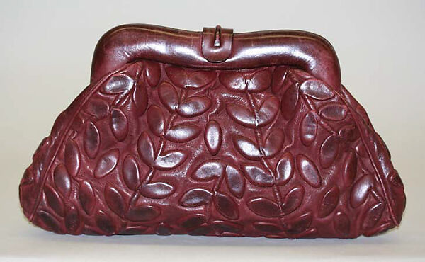 Purse, Harry Rosenfeld, leather, American