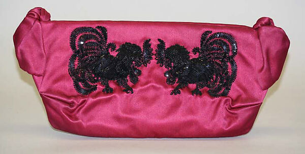 Purse, Harry Rosenfeld, silk, American 