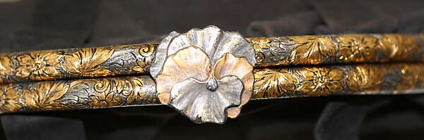 Purse, Harry Rosenfeld, leather, silk, American