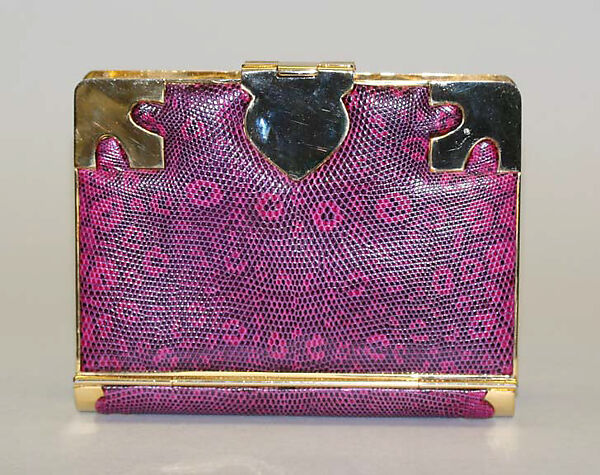 Evening bag, Judith Leiber (American, born Hungary, Budapest 1921–2018 Springs, New York), skin, leather, American