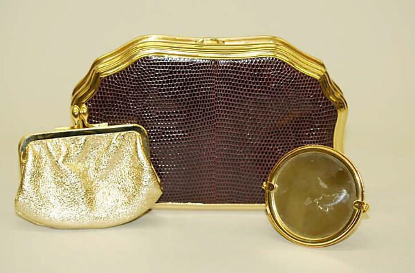 Minaudière, Judith Leiber (American, born Hungary, Budapest 1921–2018 Springs, New York), leather, metal, American 