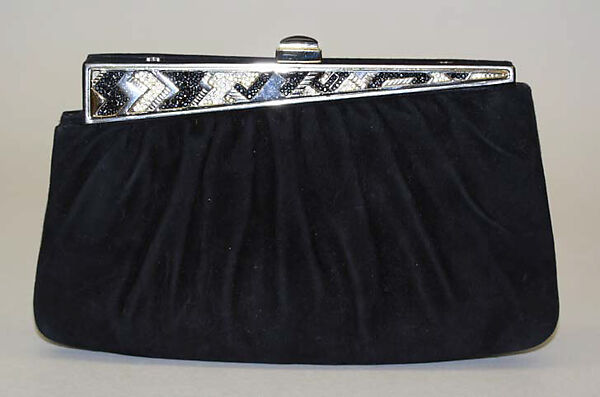 Purse, Judith Leiber (American, born Hungary, Budapest 1921–2018 Springs, New York), leather, metal, silk, American