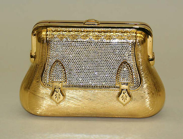 Minaudière, Judith Leiber (American, born Hungary, Budapest 1921–2018 Springs, New York), metal, leather, silk, American