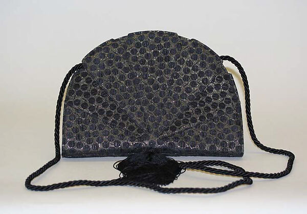 Purse, Barbara R. Bolan, Lurex, silk, American 