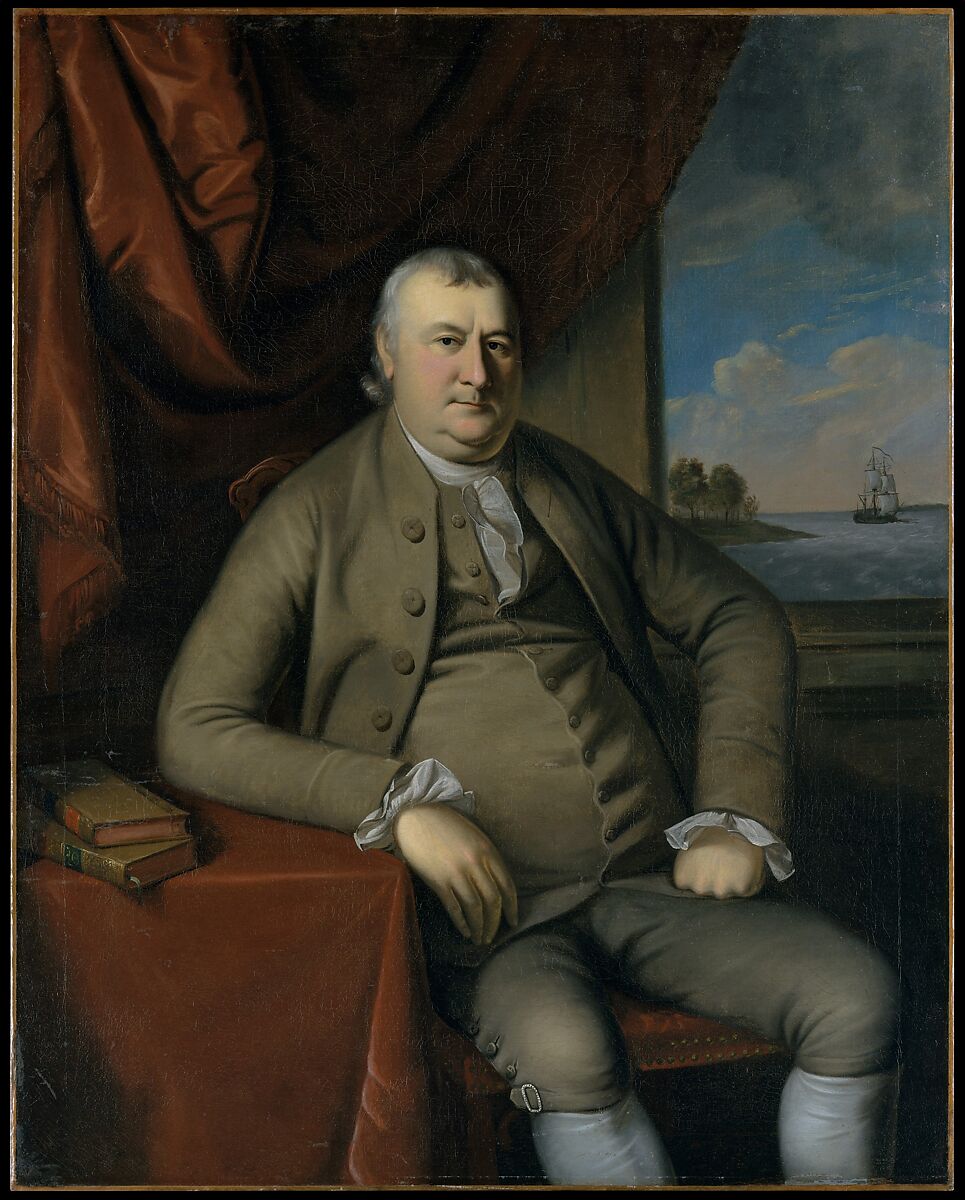 Samuel Mifflin, Charles Willson Peale (American, Chester, Maryland 1741–1827 Philadelphia, Pennsylvania), Oil on canvas, American 
