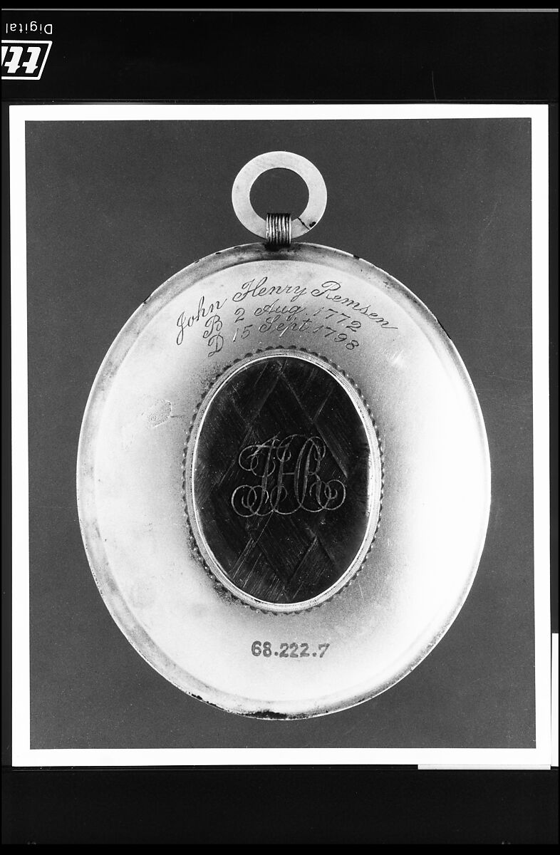 John Henry Remsen, Watercolor on ivory, American