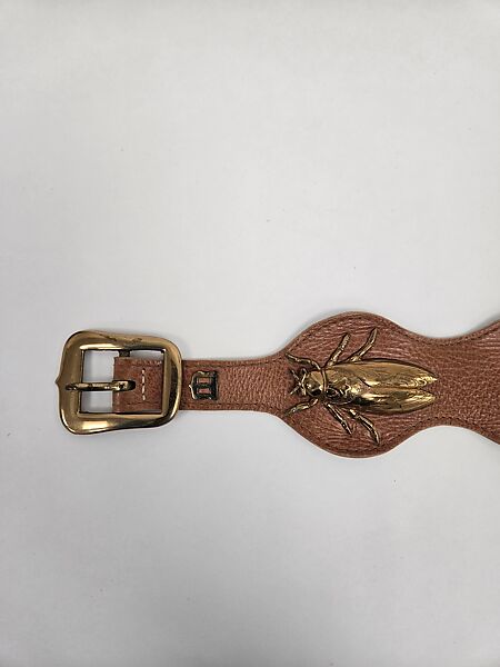 Accessory set, leather, metal, American